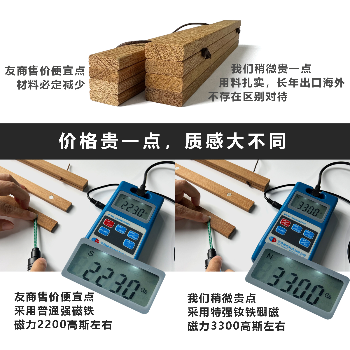 海报磁吸实木挂画框装裱订定制画夹日历儿童画照片夹挂墙相框画框 - 图1