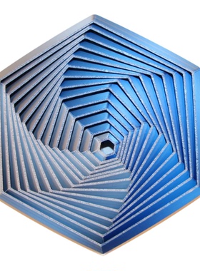 3D打印六边形螺旋塔魔幻摆件