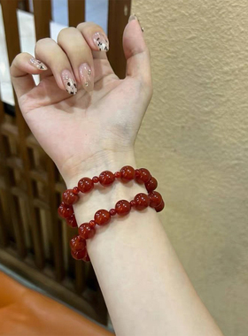 许我耀眼赵露思许妍同款玛瑙手链