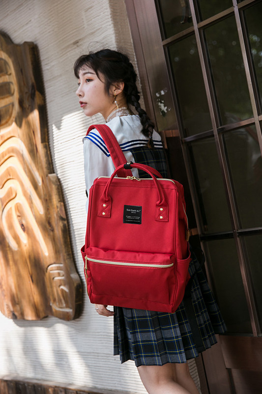 日本超火女乐天旅游离家出走双肩包 sunearthu箱包双肩背包