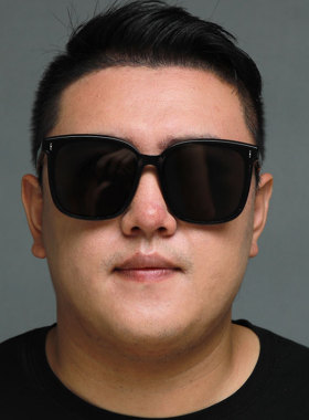 gm圆脸胖子开车专用男士太阳镜