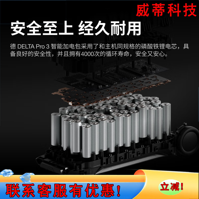 ECOFLOW正浩德Pro3快充移动户外电源加电包 德DELTA Pro3户外 - 图2