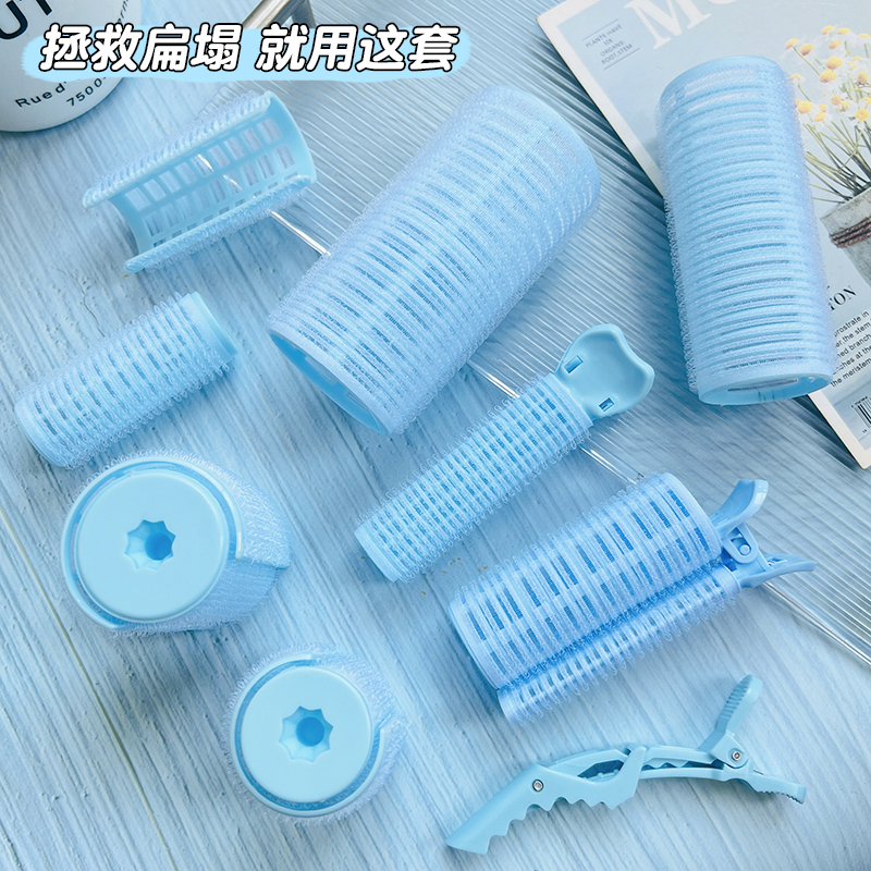 空气八字刘海卷定型卷发筒空心高颅顶头发蓬松神器发夹女前额蓬松 - 图3