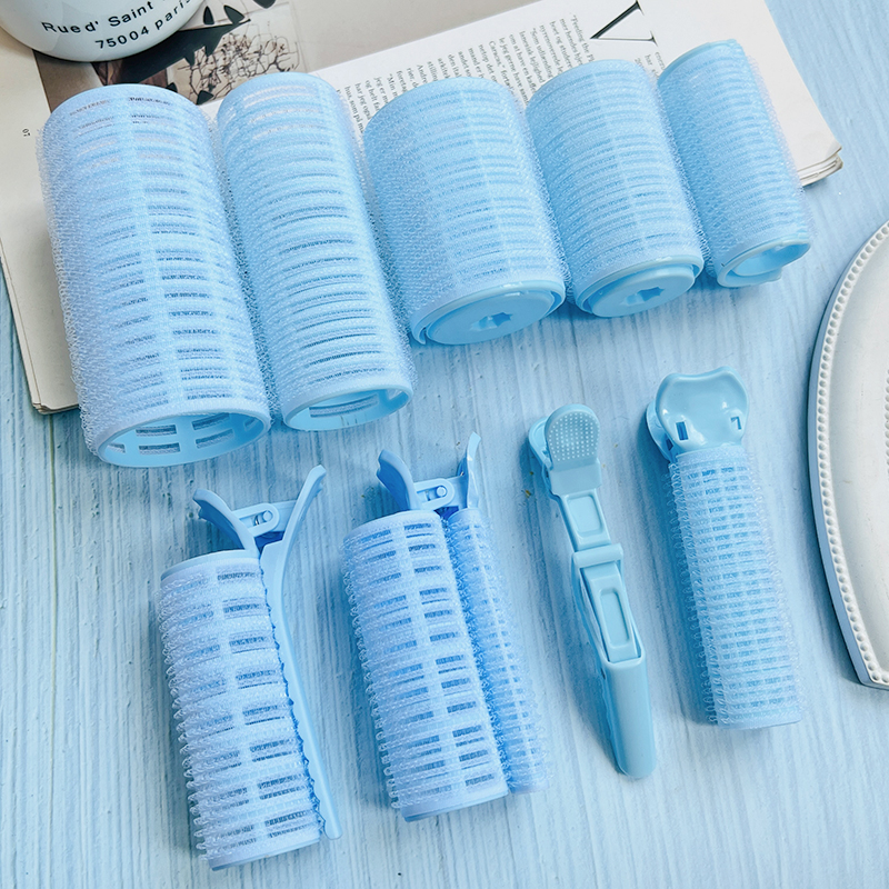 空气八字刘海卷定型卷发筒空心高颅顶头发蓬松神器发夹女前额蓬松 - 图1