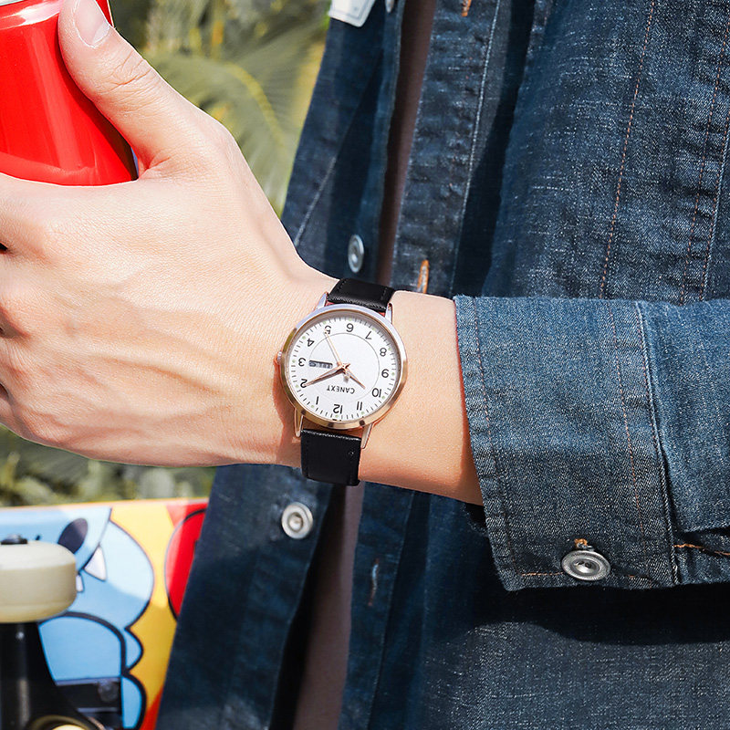 公务员考试手表男士女静音初石英 cojr手表国产腕表