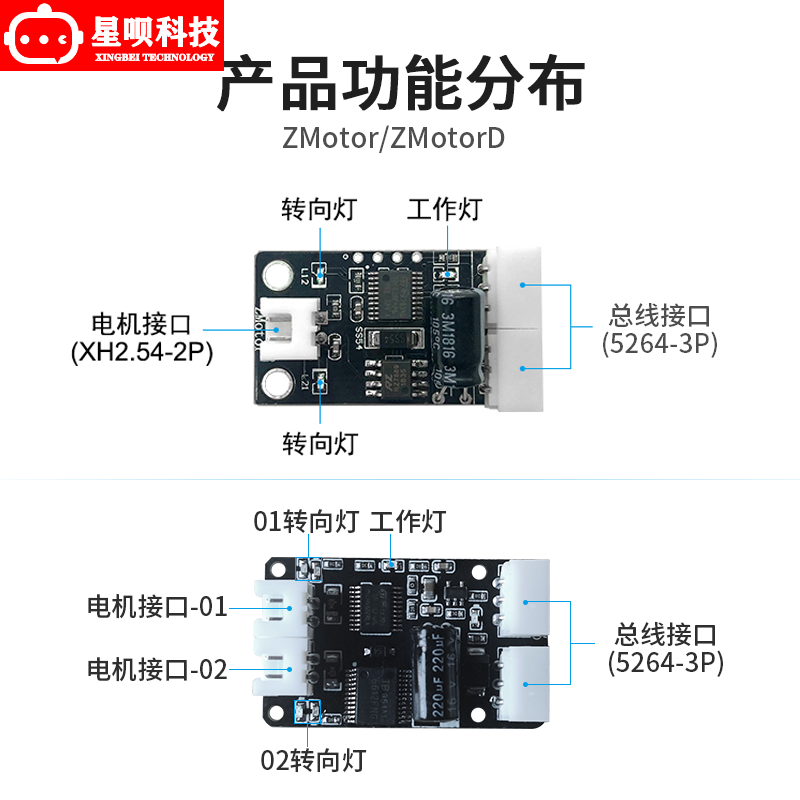 直流电机马达驱动模块TT 370智能小车配件总线驱动模块TB6612模块