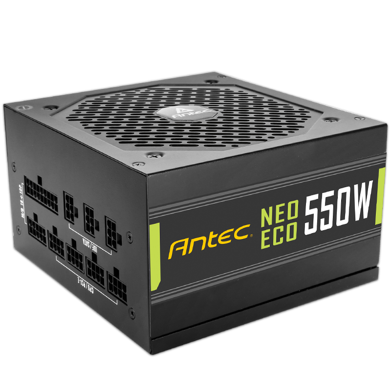 安钛克NE550 NE650金牌全模组额定650w550w电脑台式静音主机电源