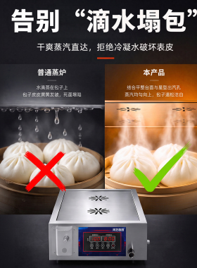 小笼包蒸包炉丨缺水保护防干烧