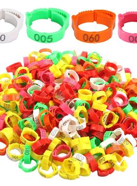 30PCS Chicken Foot Ring Adjustable Size Poultry Leg Digital