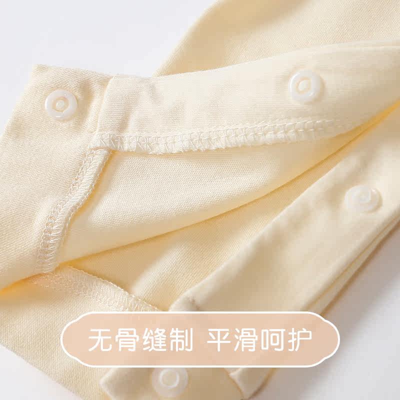 童眠童棉新生春秋装哈衣打底连体衣 童眠童棉连身衣/爬服/哈衣
