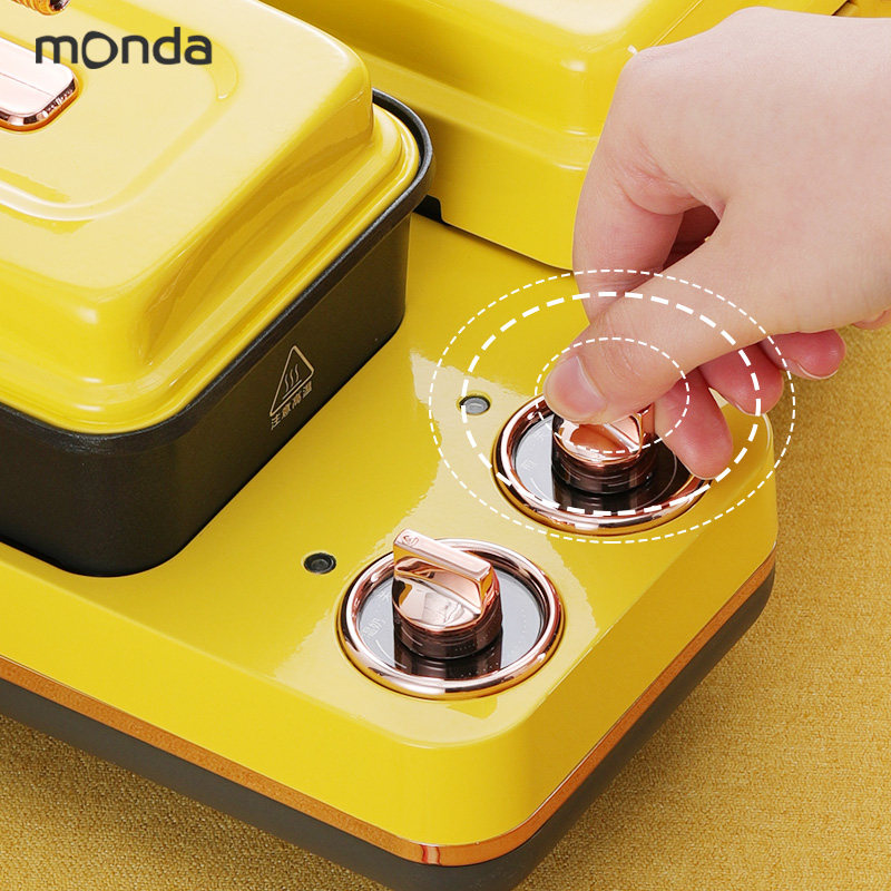 monda三明治多功能四合一早餐机 monda三明治机