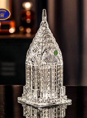 捷克进口波西米亚创意简约水晶零食糖缸首饰储物家居摆件乔迁送礼