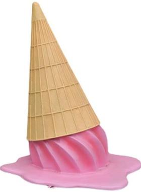 仿真甜甜圈雕塑玻璃钢雪糕冰淇淋模型摆件户外商场饮料店门口装饰