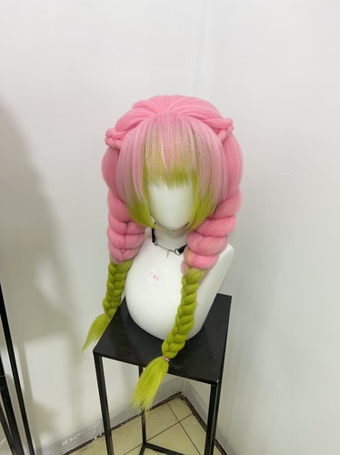 阁主家鬼灭之刃甘露寺蜜璃成品cos假发恋柱蛇柱小芭内动漫cosplay - 图0