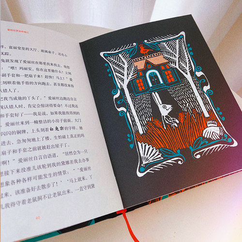 爱丽丝梦游奇境记·爱丽丝镜中奇遇记 浪花朵朵 正反颠倒镜中穿越 双封面创意装帧 经典儿童文学珍藏版礼物书 - 图2