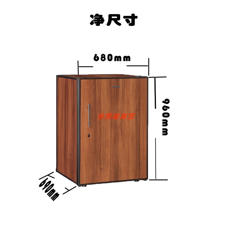 ArteVino法国进口98支大容量小型单温区仿木门葡萄酒恒温恒湿酒柜 - 图2