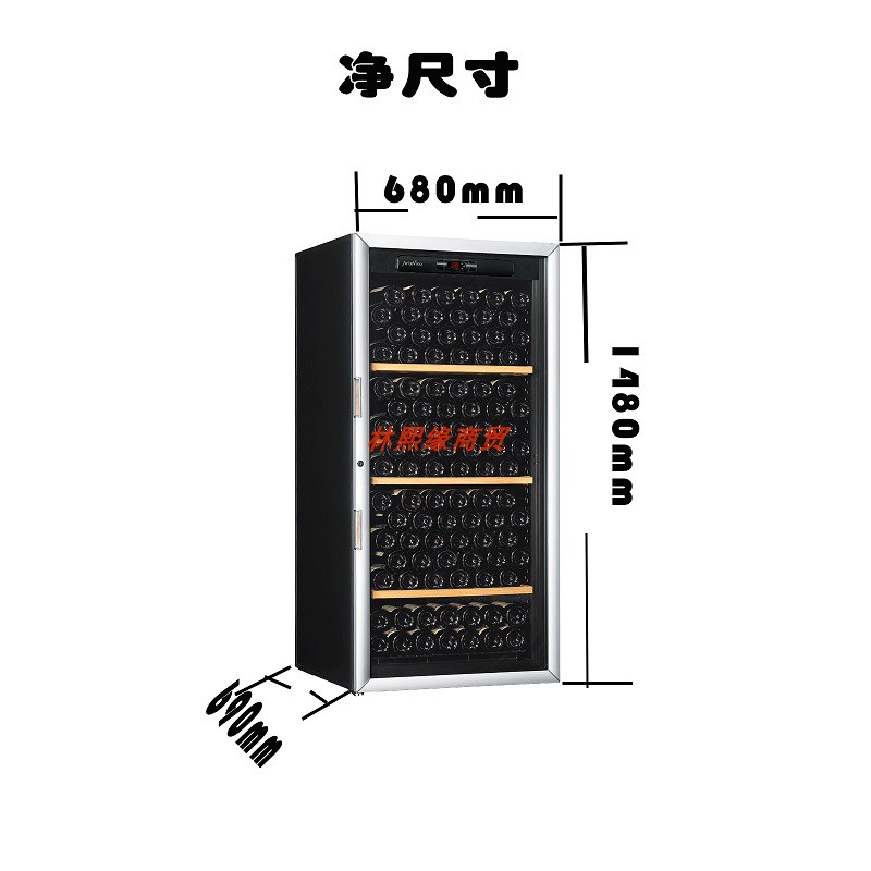ArteVino法国进口182支全型号大容量单温区葡萄酒恒温恒湿酒柜 - 图2
