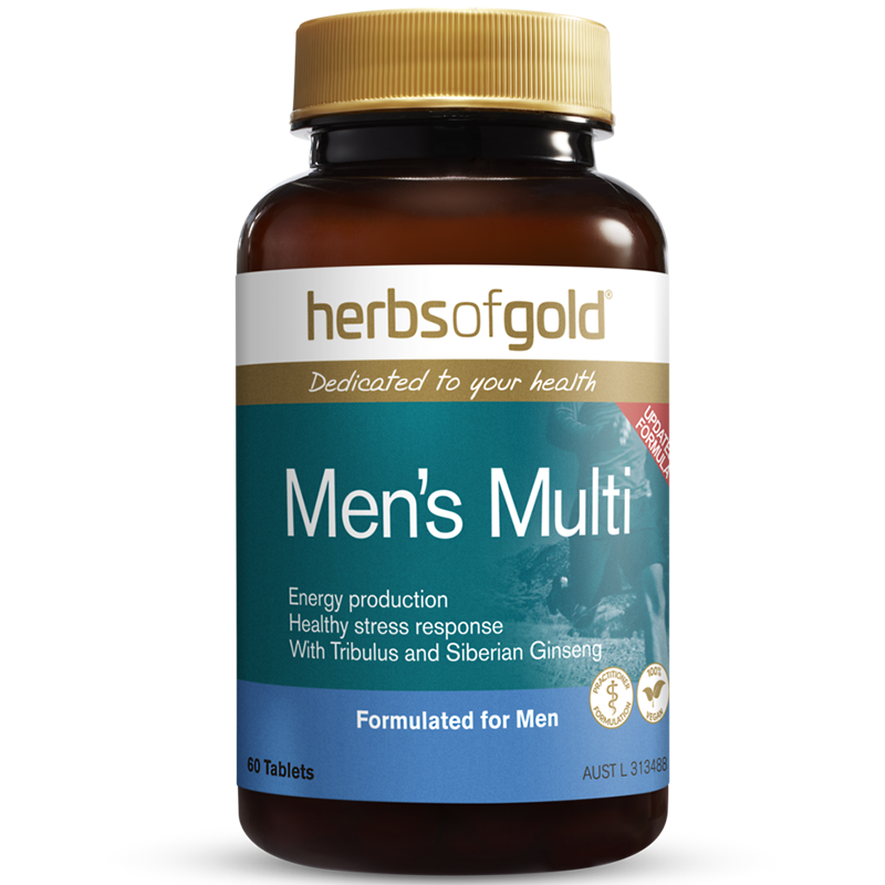 【直播秒杀专用】澳洲Herbsofgold 男士多维复合多种维生素片30粒