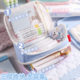 Portable Little House Pencil Case Double-Layer Large Capacity Cherry Children's Day Gift for Primary School Students High-Value Stationery Pencil Case