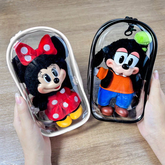 Mickey family cute baby bag protective cover is suitable for Bubble Mart display dustproof storage box protective case