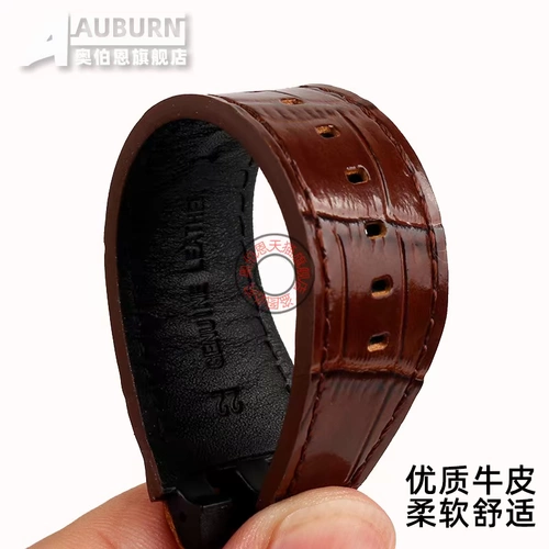 Заменитель Swatch SVG-серия SVGB400 SVGK402 SVGK403 Тройной кожаный ремешок аксессуары 22 мм