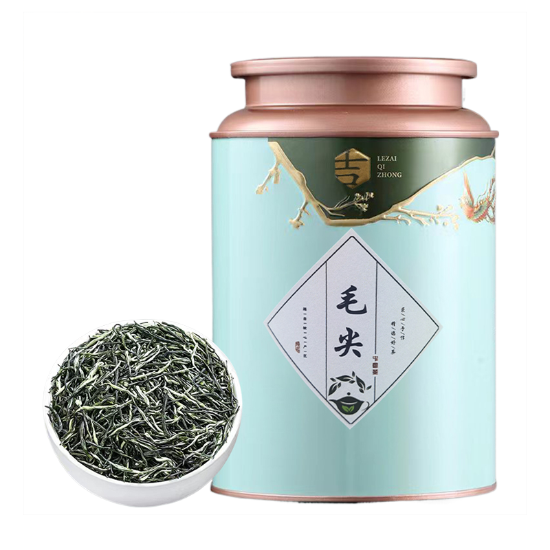 毛尖茶叶150g精选高山春嫩芽绿茶散装礼罐新茶浓香型送朋友自己喝