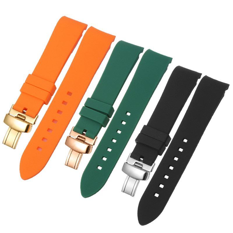 天梭1853力洛克t41硅胶橡胶表带 wbl配件