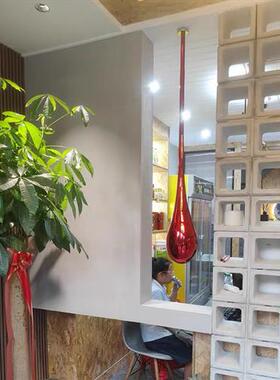 水滴雕塑售楼处酒店大堂商场客厅吊装玻璃钢创意水花轻奢软装饰品