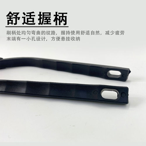 不锈钢丝牙刷钢丝刷工业用迷你纯铜丝除锈抛光打磨三排尼龙丝牙刷 - 图2