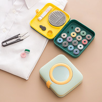 Portable Needle Wire Box Kit Home Mini Multifunction Sewing Small Tool Containing Box Cross Embroidered Hand Stitch Thread Bag