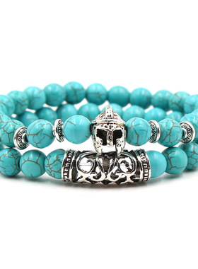 New Blue Turquoises Stone Bracelet Fashion Bohemian Green