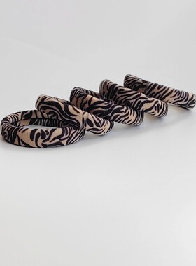 5.5CM high elasticity seamless leopard print thick headband