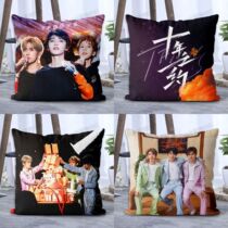 TTFboys a decade of around the perimeter Pillow Easy to close one thousand Seal King source Junkai co-star Customized Cushion Pillow