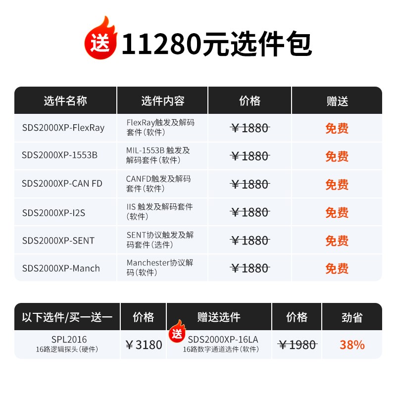 鼎阳高端数字示波器SDS2000X PLUS系列双通道/四通道500M - 图0