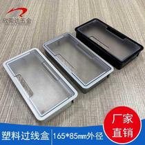 mp bluep computer desk threading hole cover plate 48mm square plastic wearing wire box threading trim cover