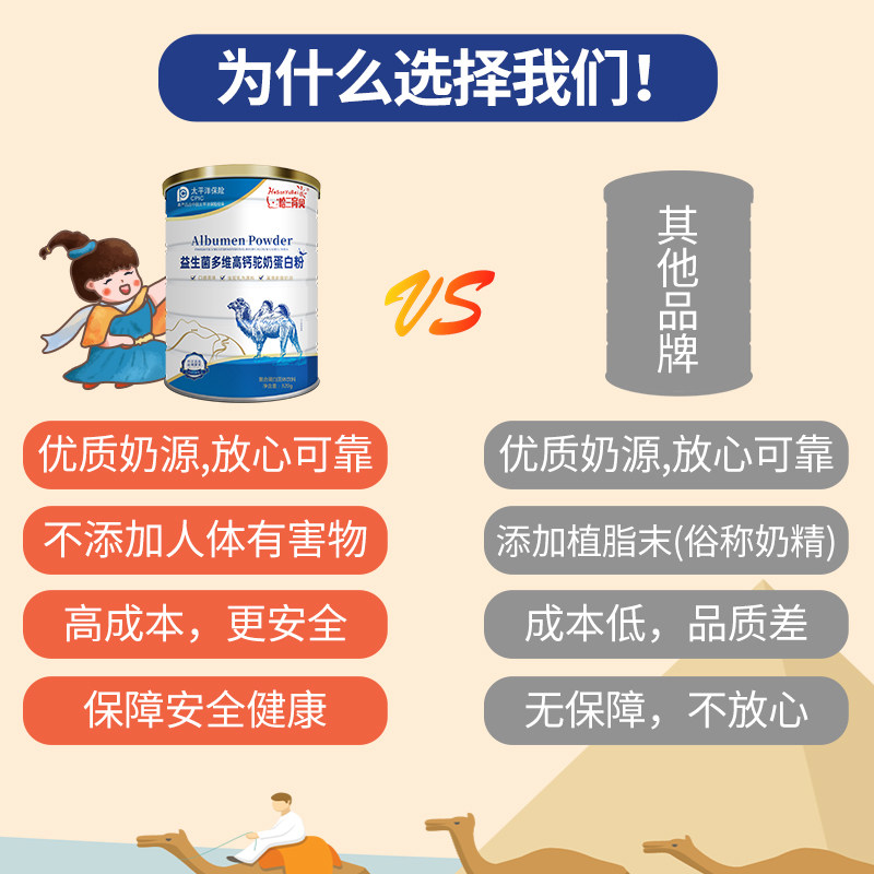哈三育贝益生菌驼奶粉儿童营养粉 哈三育贝大豆分离蛋白/混合蛋白