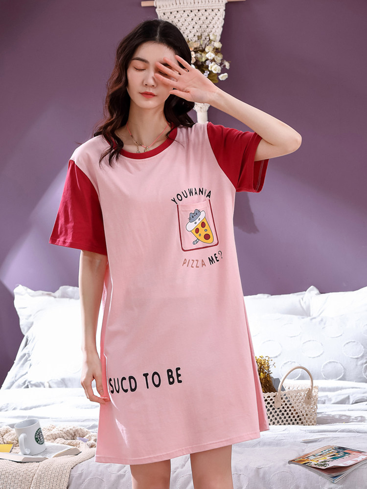 睡裙夏季2020年新款可外穿纯棉裙子 范西迪睡裙