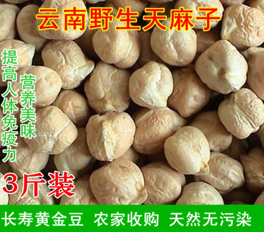 云南天麻籽1500g长寿豆天麻子天麻 画迈其它