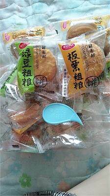 绿豆粗粮饼板栗传统休闲小糕点 画迈传统糕点
