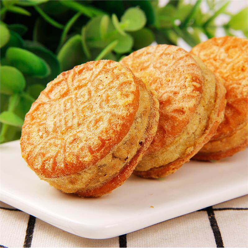 绿豆粗粮饼板栗传统休闲小糕点 画迈传统糕点