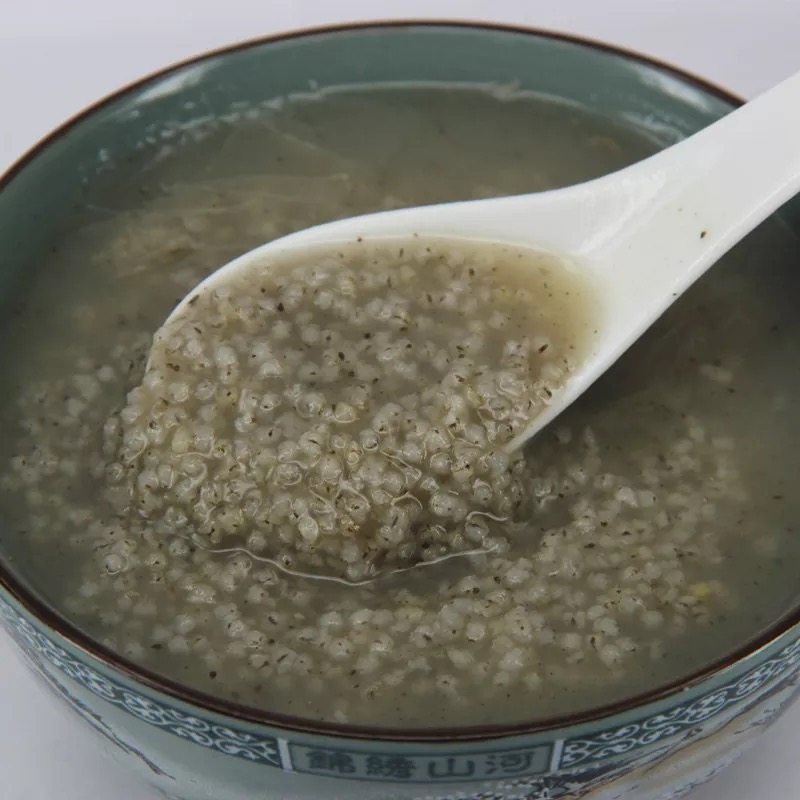 米脂黑小米粥黄土妈妈小月子黑米 黄土妈妈小米