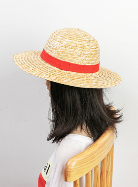 Luffy's same One Piece straw hat cosplay anime costume woven