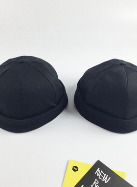 pc Brimless Cotton Skull Cap Men Retro Adjustable Crimped C