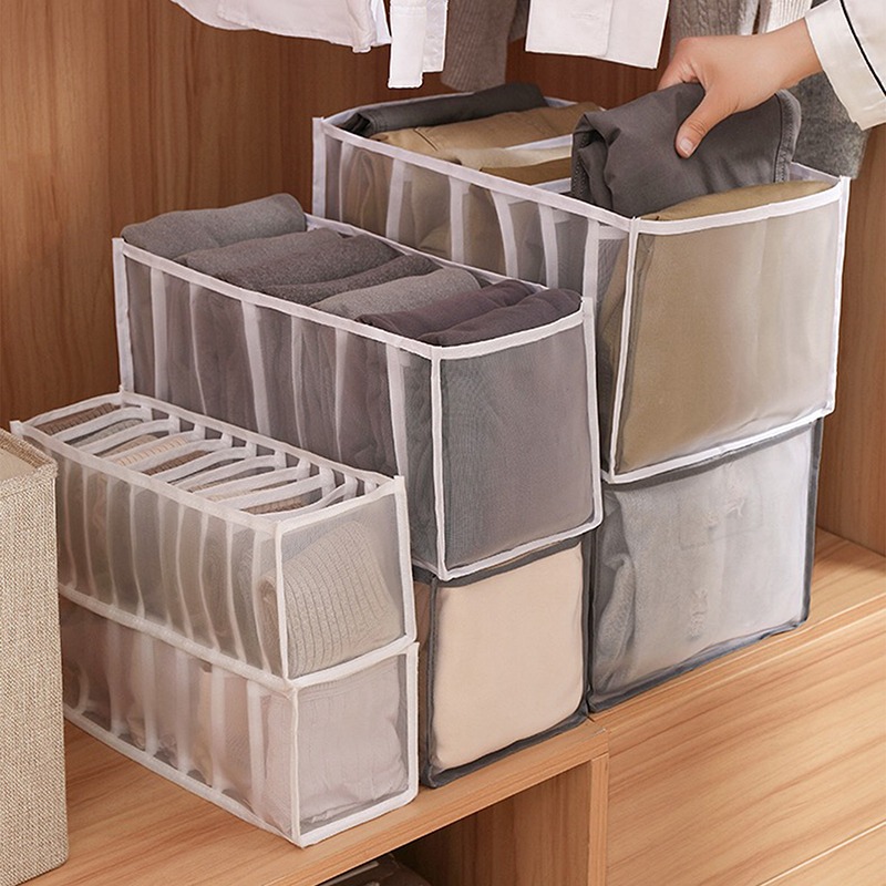 Box Stacking Pants Drawer Divider Can Washed Home Organizer - 图1