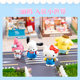 Rolife Ruolai Sanrio Family Cute Shop Manager Building Blocks DIY House Miniature Model Birthday Gift Girl