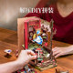 If Alice falls into the wonderland wooden assembly model