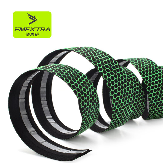 Road handlebar tape to prevent tangles with silicone elastic tape