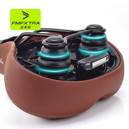 山地自行车坐垫超大座鞍公路车座垫加厚高弹减震中空座椅单车配件 - 图1