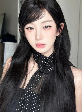 黑色波点丝巾女2026新款