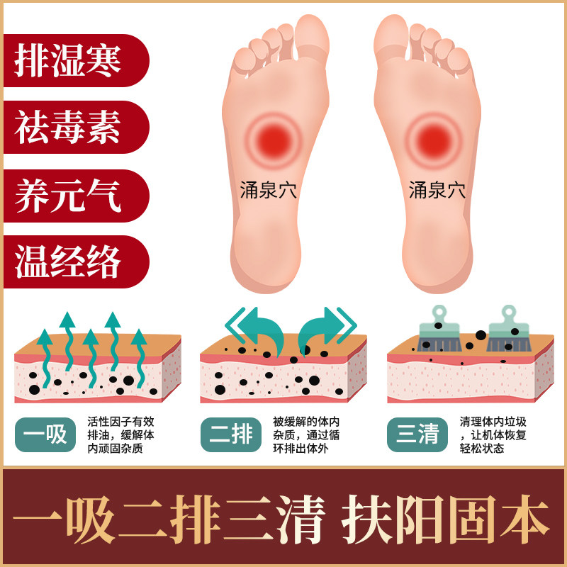 蕲艾足贴调理李时珍除湿去湿气脚贴 好艾师艾灸/艾草/艾条/艾制品